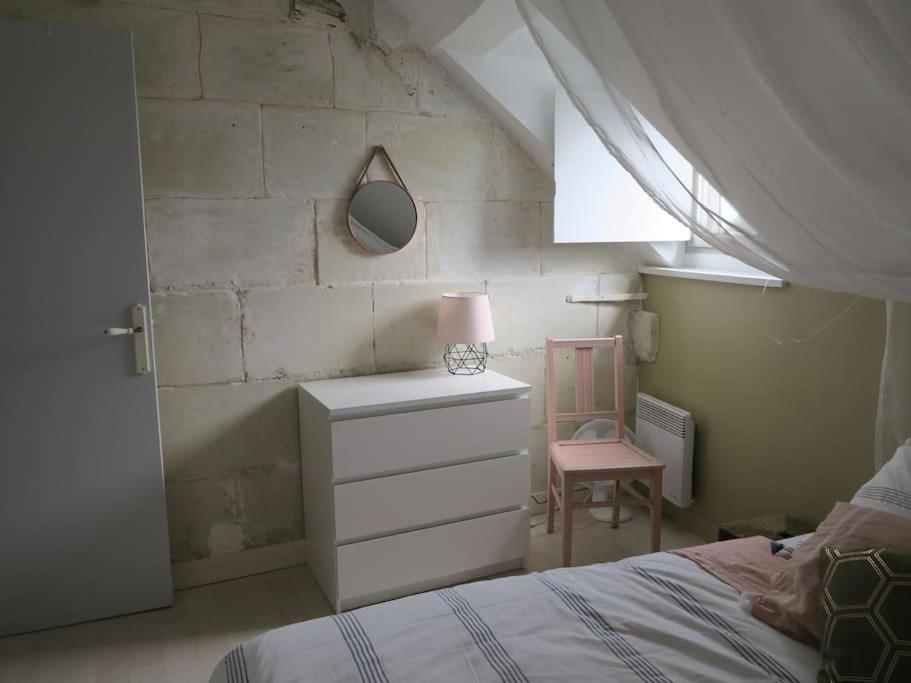 Appartement Des Hirondelles , Au Pied Du Chateau Σινόν Εξωτερικό φωτογραφία