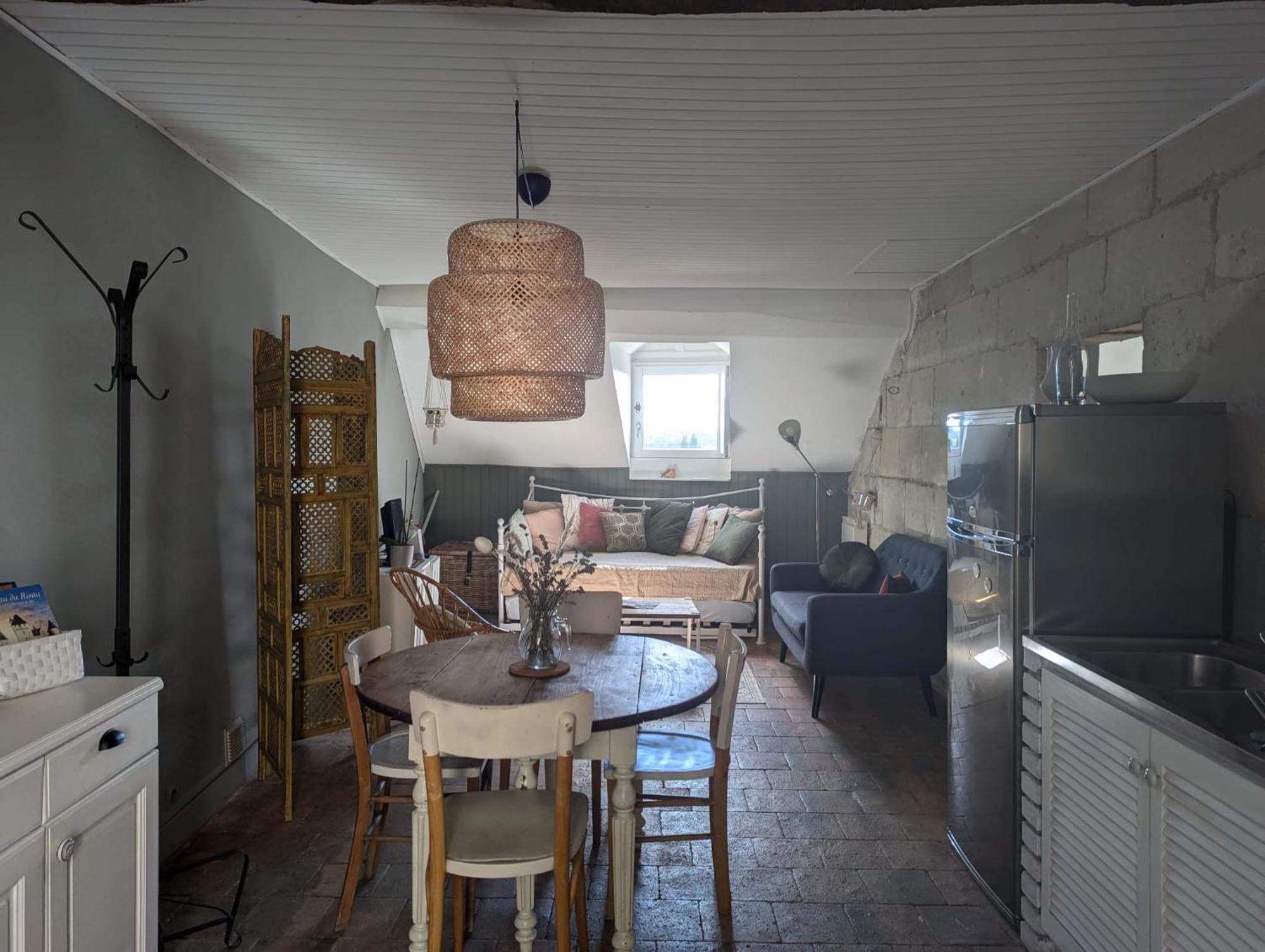 Appartement Des Hirondelles , Au Pied Du Chateau Σινόν Εξωτερικό φωτογραφία
